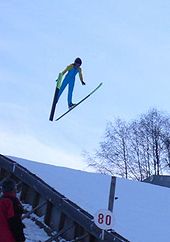 В прыжке Мартин Кох, многократный чемпион мира и олимпийский чемпион.
