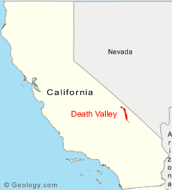 Death Valley map