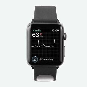 The KardiaBand is an Apple Watch accessory that allows people to make ECG readings on the go