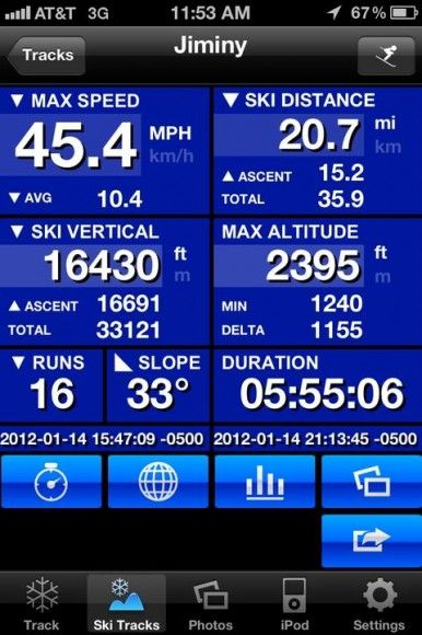 snowboarding app for iphone