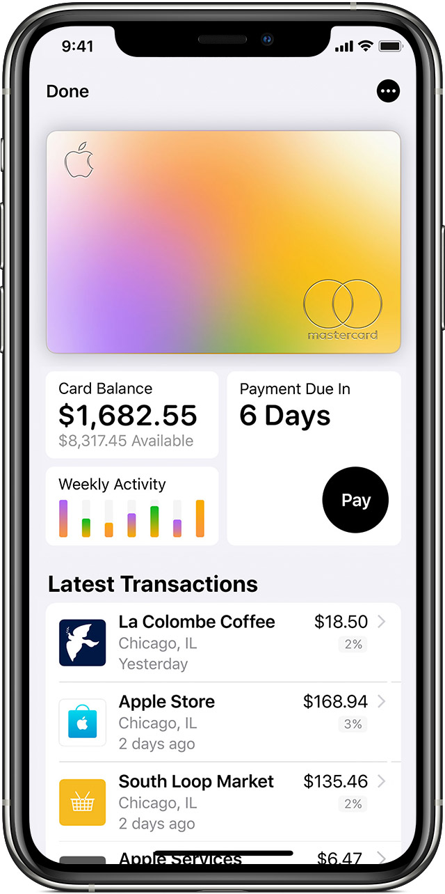 Check your Card Balance for Apple Card in the Wallet app