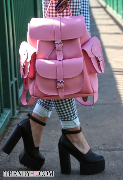 Вот так вот. Рюкзак цвета розовый кварц